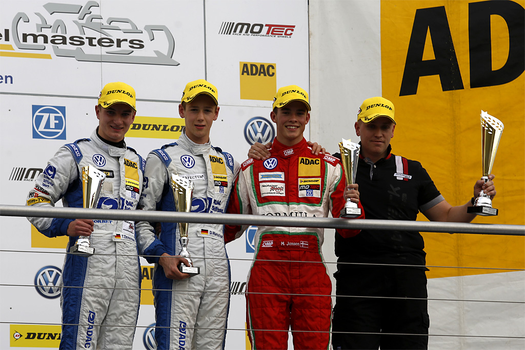 Tim Zimmermann, Dennis Marschall og Mikkel Jensen
(Foto: ADAC Motorsport)